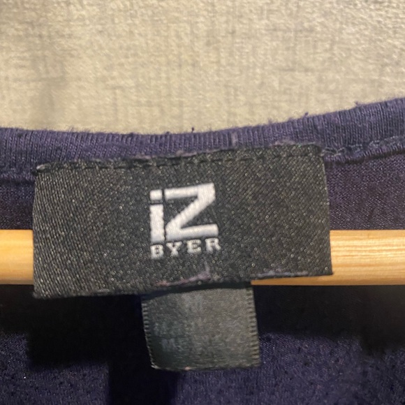 iZ BYER Navy Top - Picture 3 of 3
